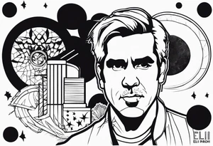 Can you create something small from the producer Eli Roth tattoo idea