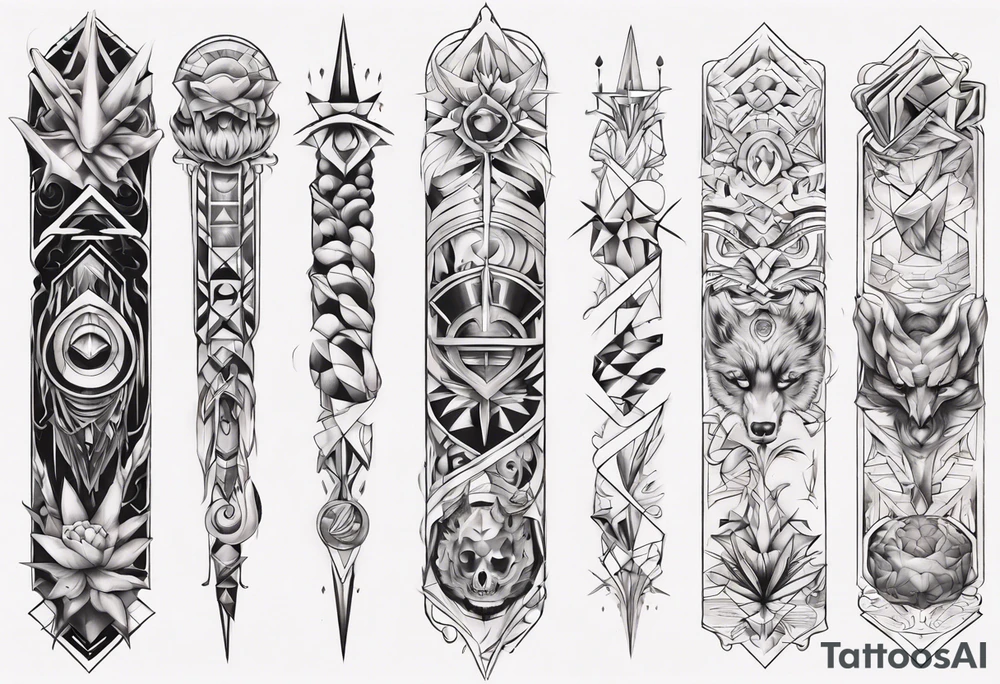 full arm. tattoo idea