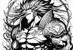 gilgamesh from fate stay night tattoo idea