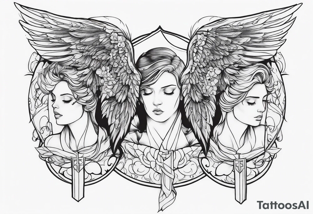 angels tattoo idea