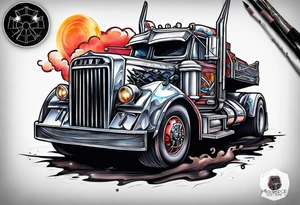 Darth Vader as a truck tattoo idea
