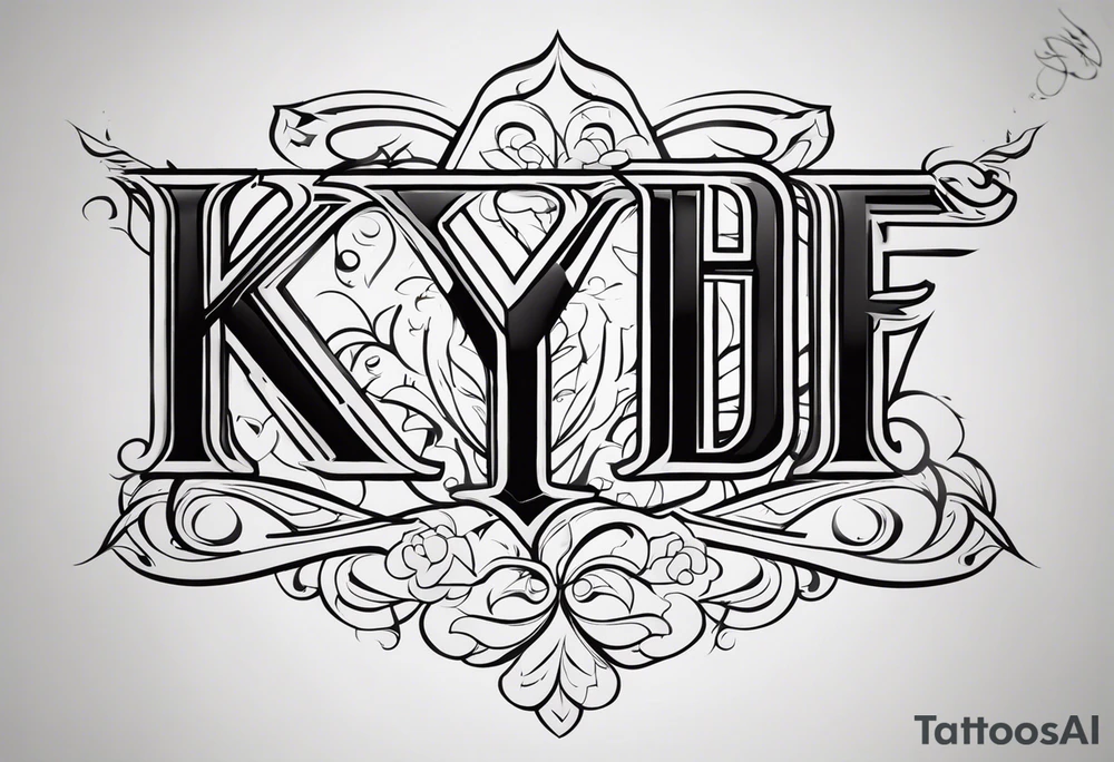 “KYDF” tattoo idea