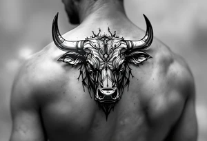 Wall Street bull tattoo tattoo idea