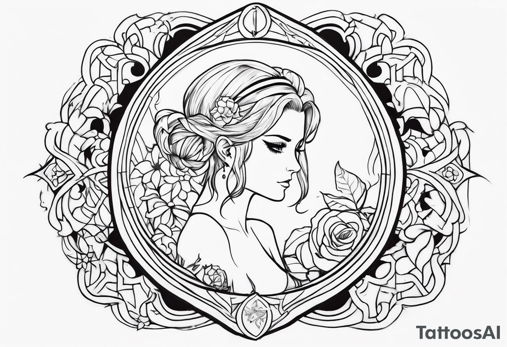 Lady dian seven deadly sins tattoo idea