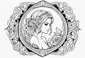 Lady dian seven deadly sins tattoo idea