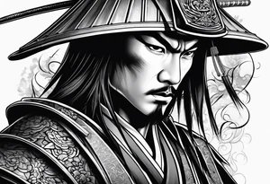 Samurai warrior tattoo idea