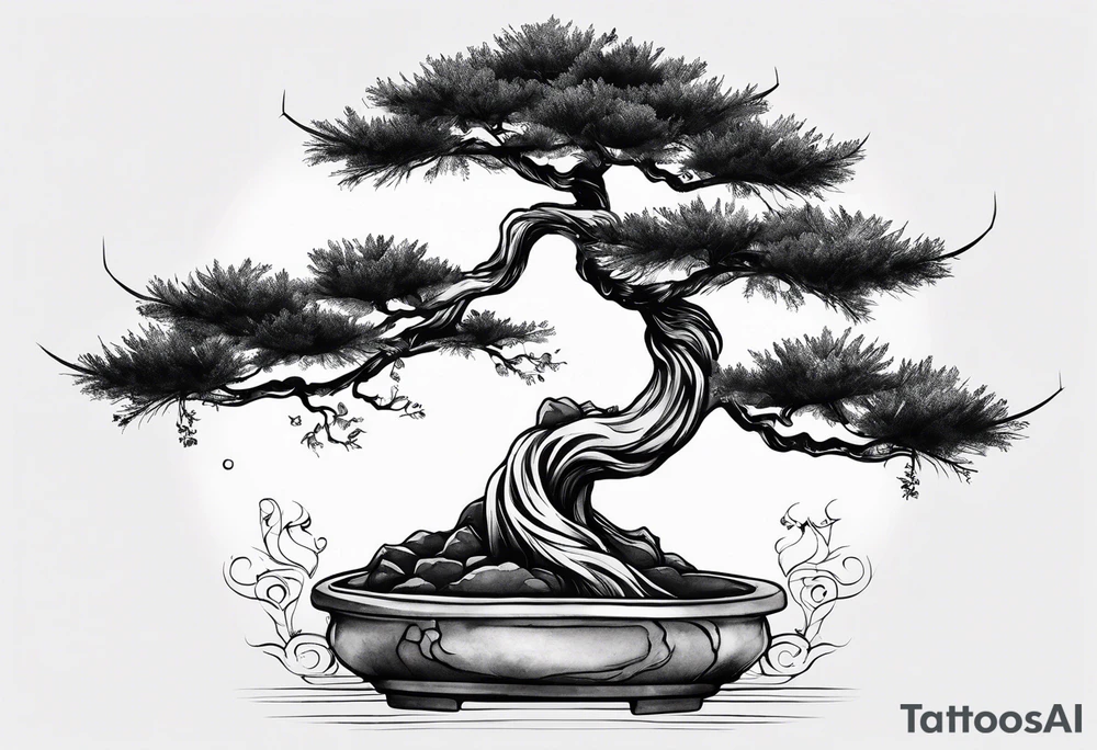 bonsai tattoo idea