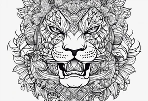 One thin straight line tattoo idea