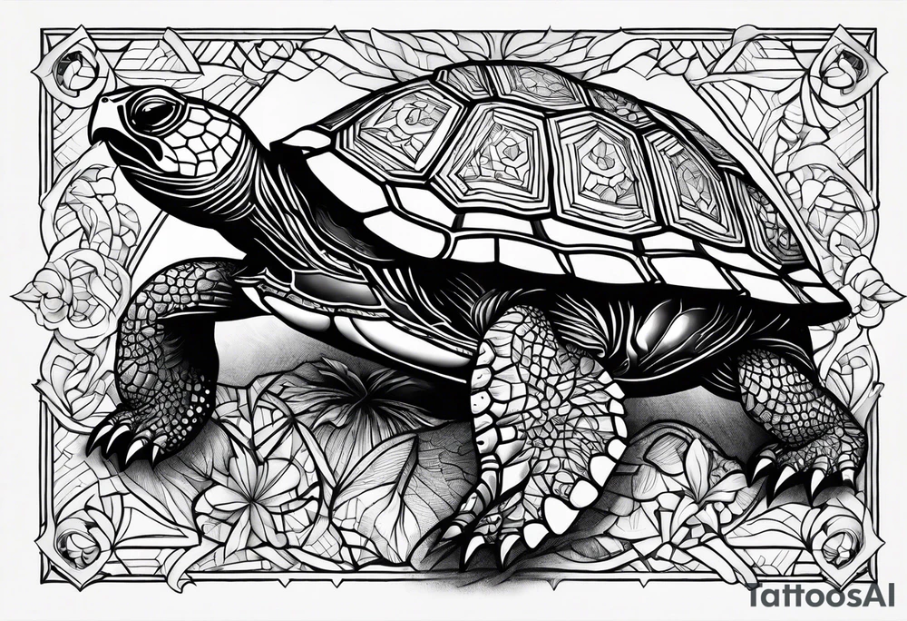 tessellated turtles tattoo idea