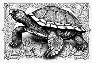 tessellated turtles tattoo idea