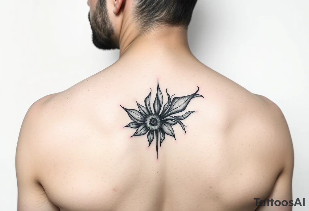 Simple abstract feminine tattoo tattoo idea