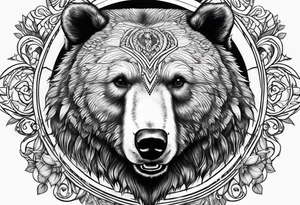 Dancing bear tattoo idea