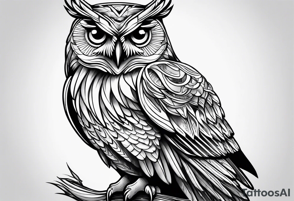 owl tattoo idea