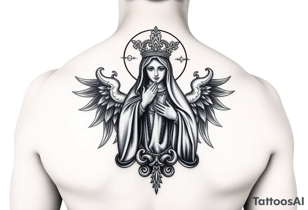 Icône russe orthodoxe de la vierge de kazan tattoo idea