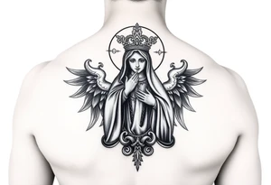 Icône russe orthodoxe de la vierge de kazan tattoo idea