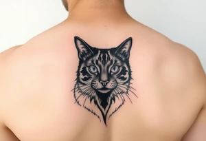 Black Cat tattoo idea
