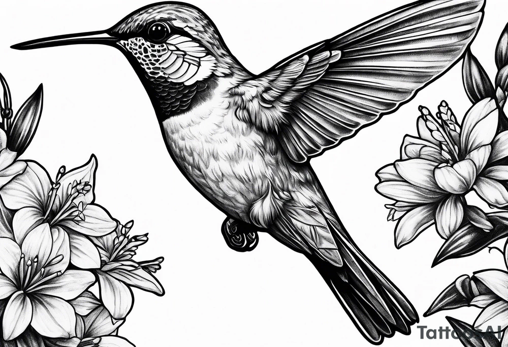 Libra hummingbird yellow finch cardinal flower garden dark sad beautiful mother tattoo idea