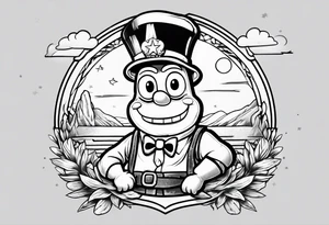 Sandy cheeks from SpongeBob in Texas tattoo idea