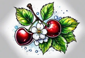 Cherry tattoo idea