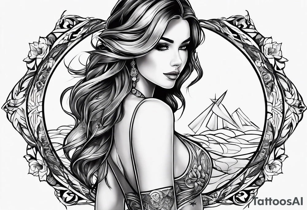 underboob, wider than tall tattoo idea