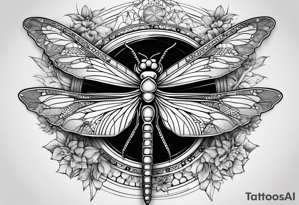 Women in recovery, time piece, dragon fly tattoo idea