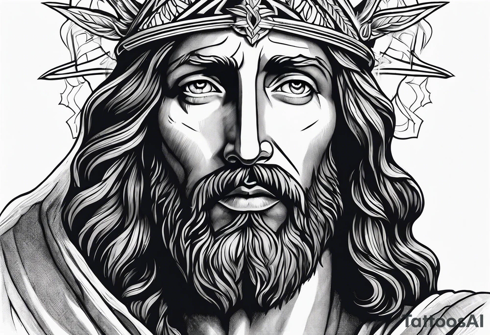 jesus resurrection tattoo idea