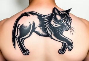 Black Cat tattoo idea