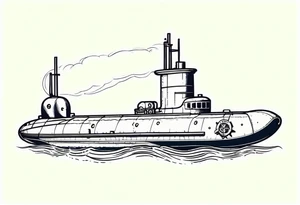 US NAVY SUBMARINE tattoo idea