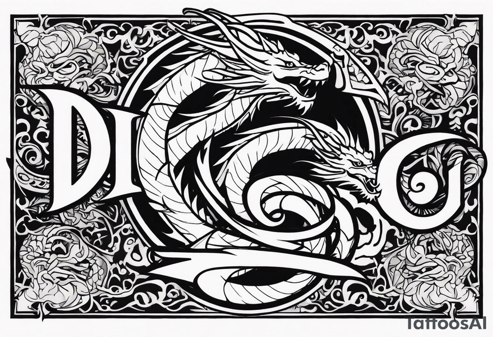 dragon tattoo idea