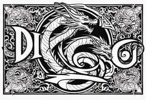 dragon tattoo idea