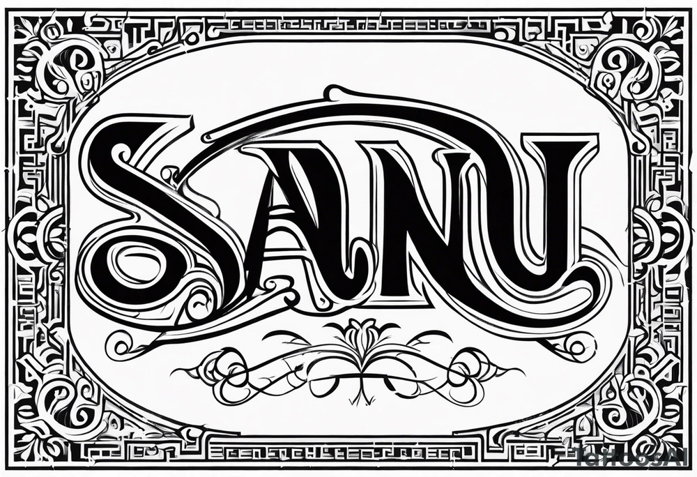 saanu tattoo idea