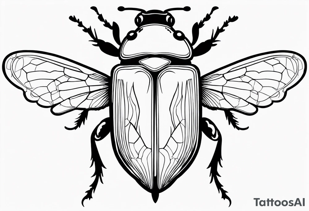 beetle old school tattoo tattoo idea