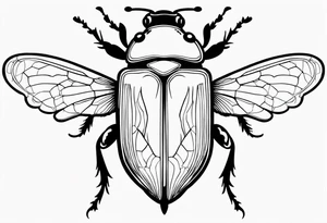 beetle old school tattoo tattoo idea