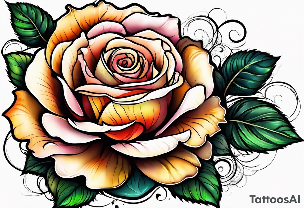 rose tattoo idea