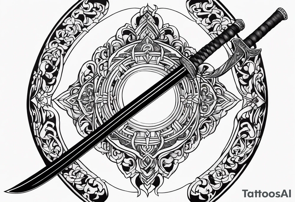 katana sku tattoo idea