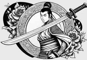 Samurai sword's tattoo idea