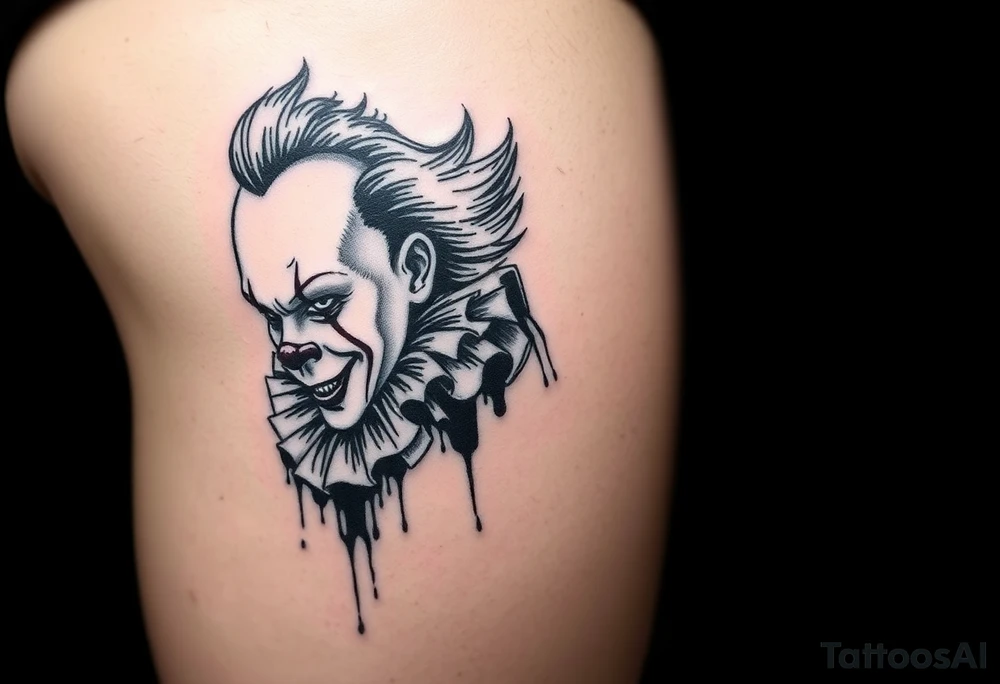 Pennywise and Jason tattoo idea