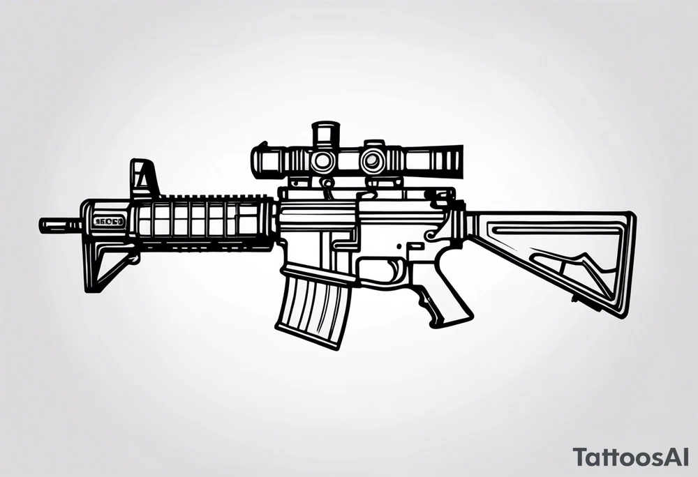 Ar 15 tattoo idea