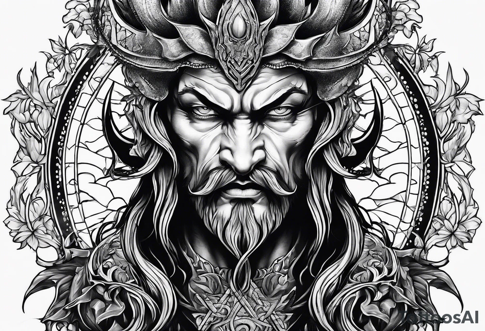 satan tattoo idea