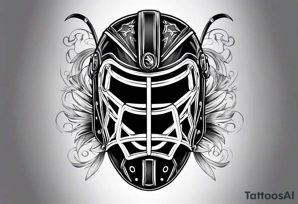 Hockey mask tattoo idea