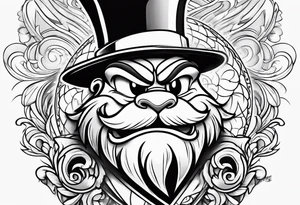 The looney tunes character taz tattoo idea