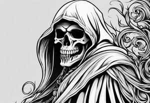 GRIM REAPER
WITH SMOKE tattoo idea