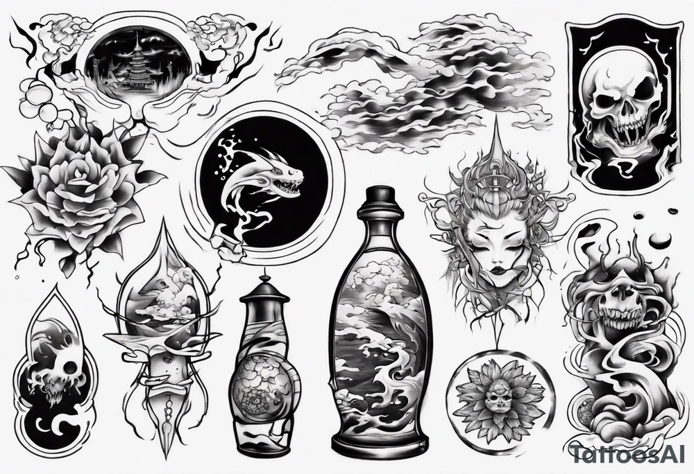 Wasser Geist tattoo idea