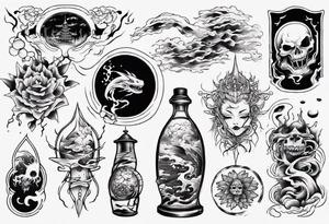Wasser Geist tattoo idea