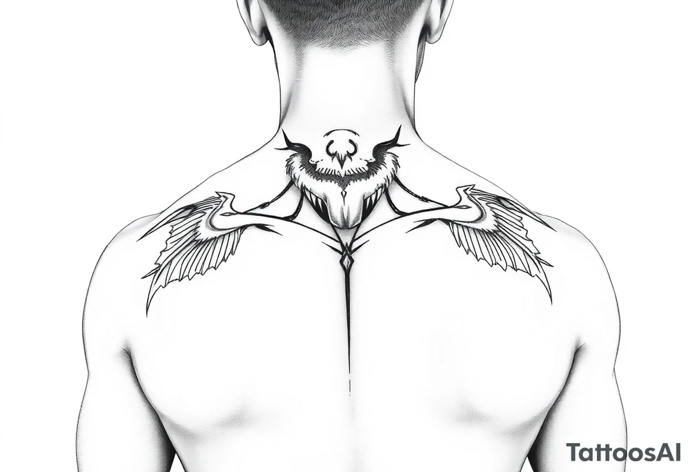 vitruvian man tattoo idea