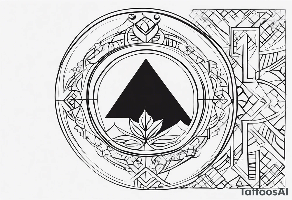 I want to combine elements that represent my mother's last name, 'Yaber,' which originates from Lebanon, and my father's last name, 'Kleinert,' which is German tattoo idea