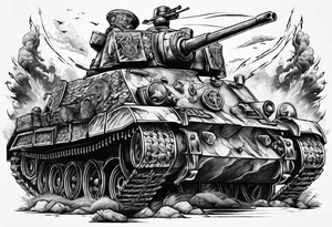 Tattoo showing war tattoo idea