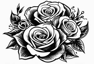 basketball, detroit , roses tattoo idea