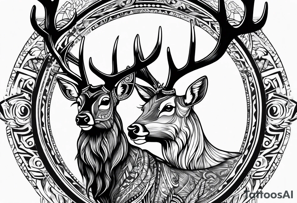 deer, tattoo idea