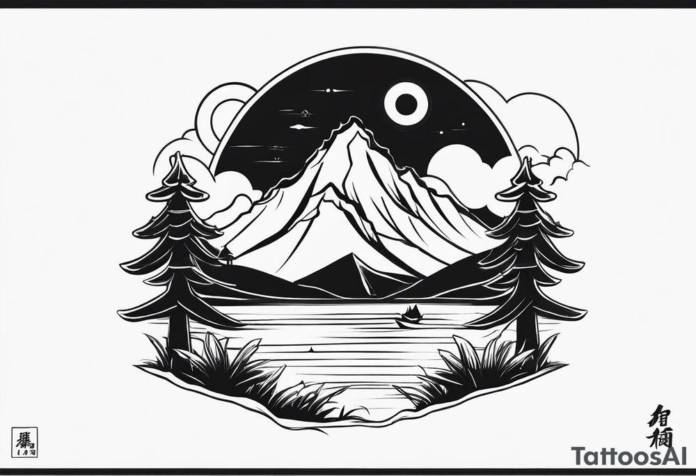 小狼在山上 tattoo idea